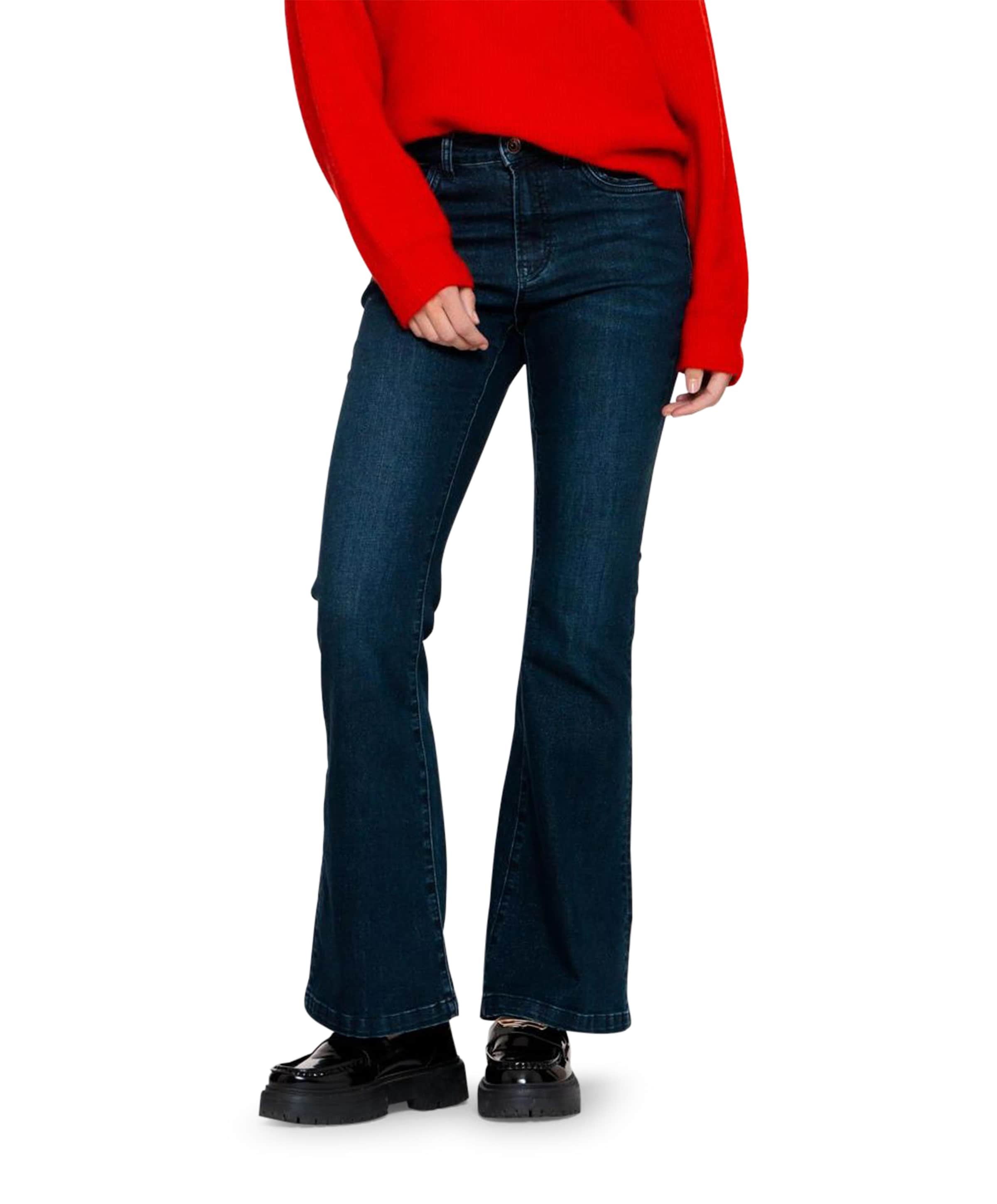 Jeans flair dames jeans blauw