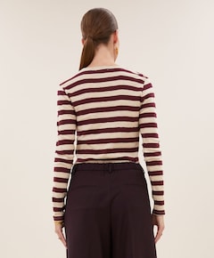 Dames longsleeve bordeaux