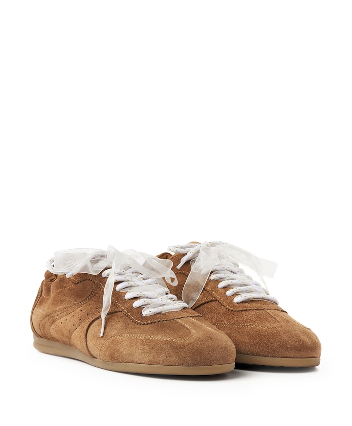 June Haylee dames sneakers bruin