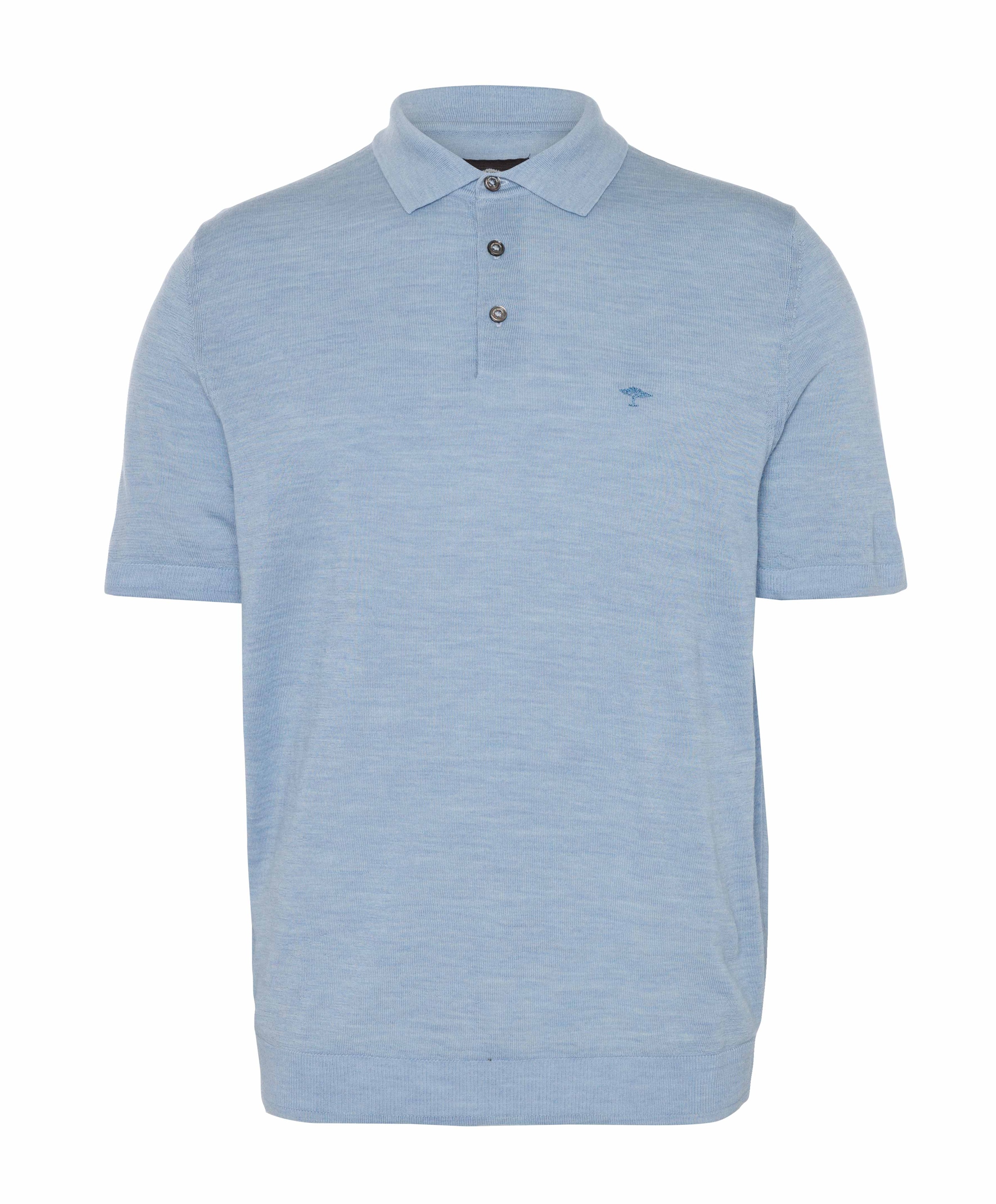 Heren polo blauw