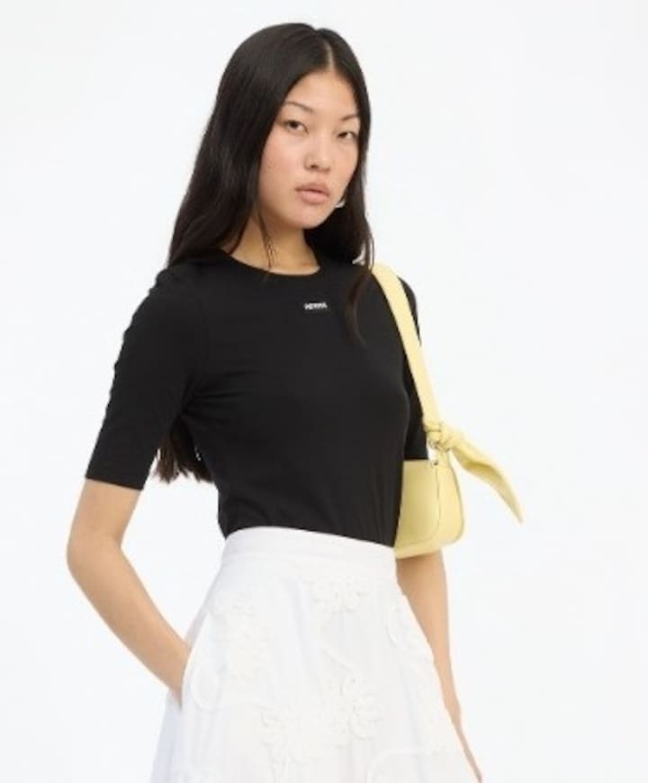 Dames T-shirt zwart