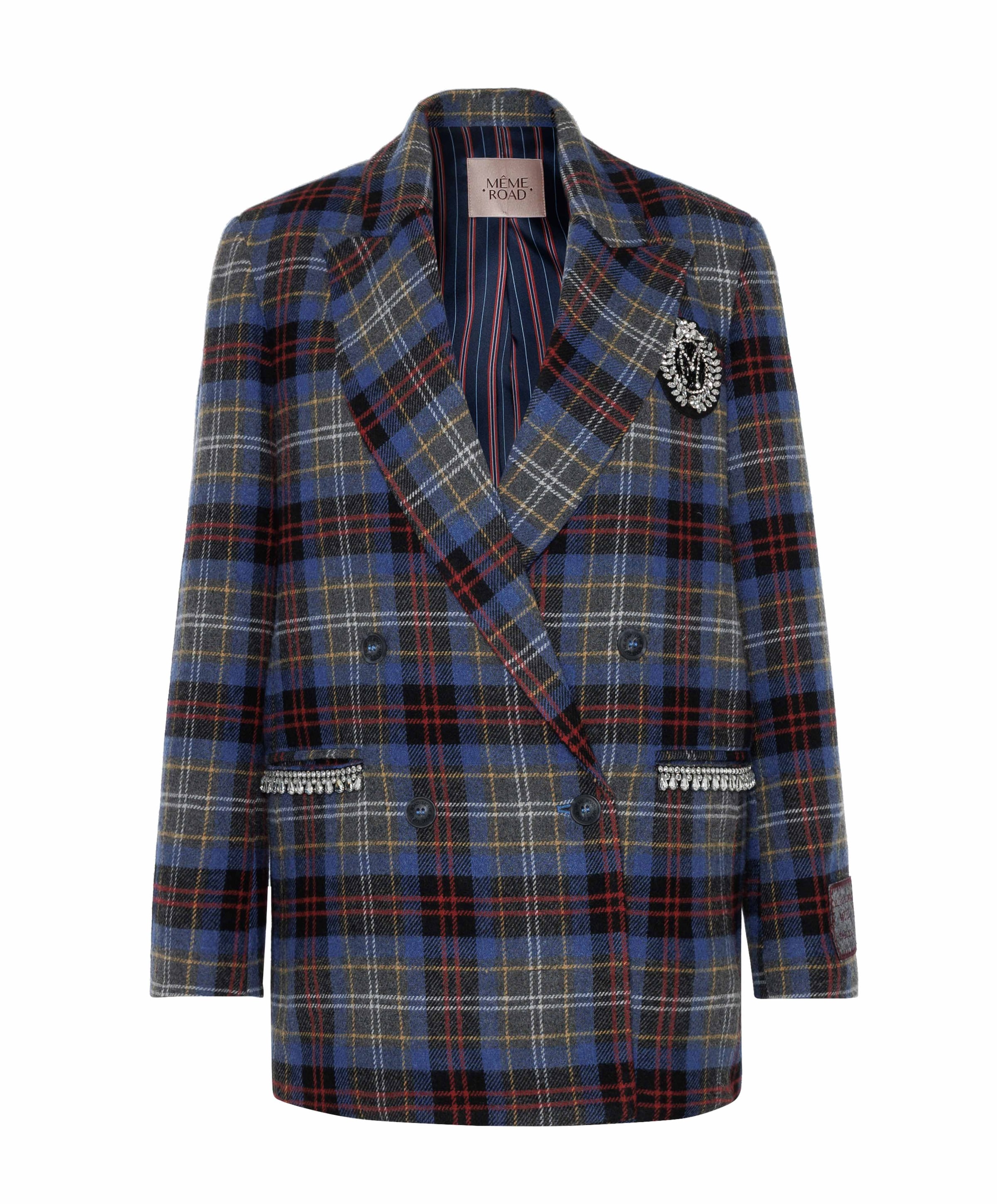 Dames blazer blauw