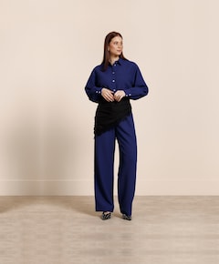 Dames blouse blauw