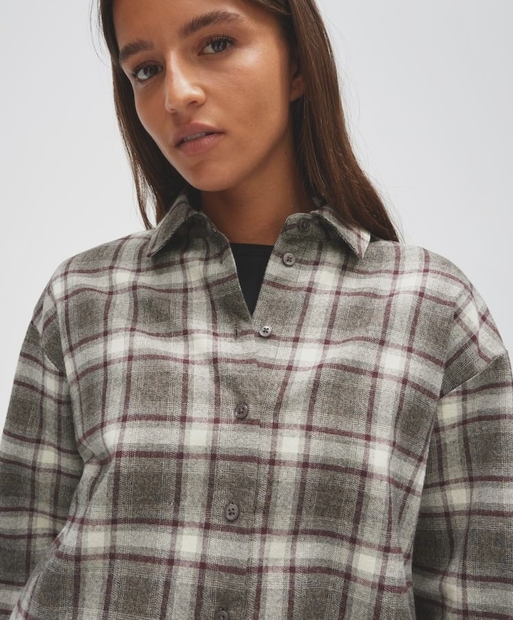 Dames blouse bruin