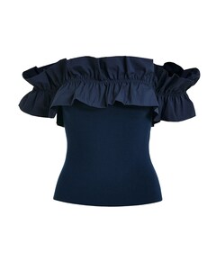 Dames top blauw