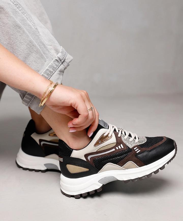 Danae Noah dames sneakers zwart