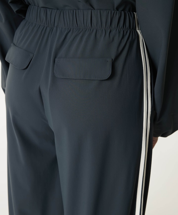Stripe dames broek grijs