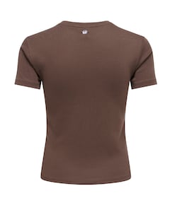 Dames T-shirt bruin