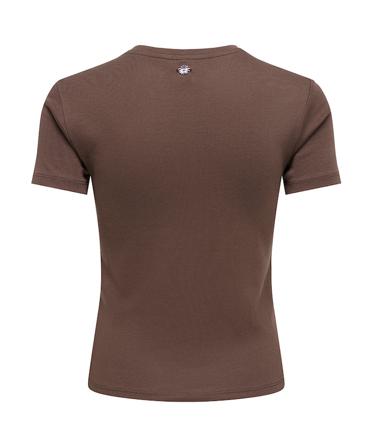 Dames T-shirt bruin