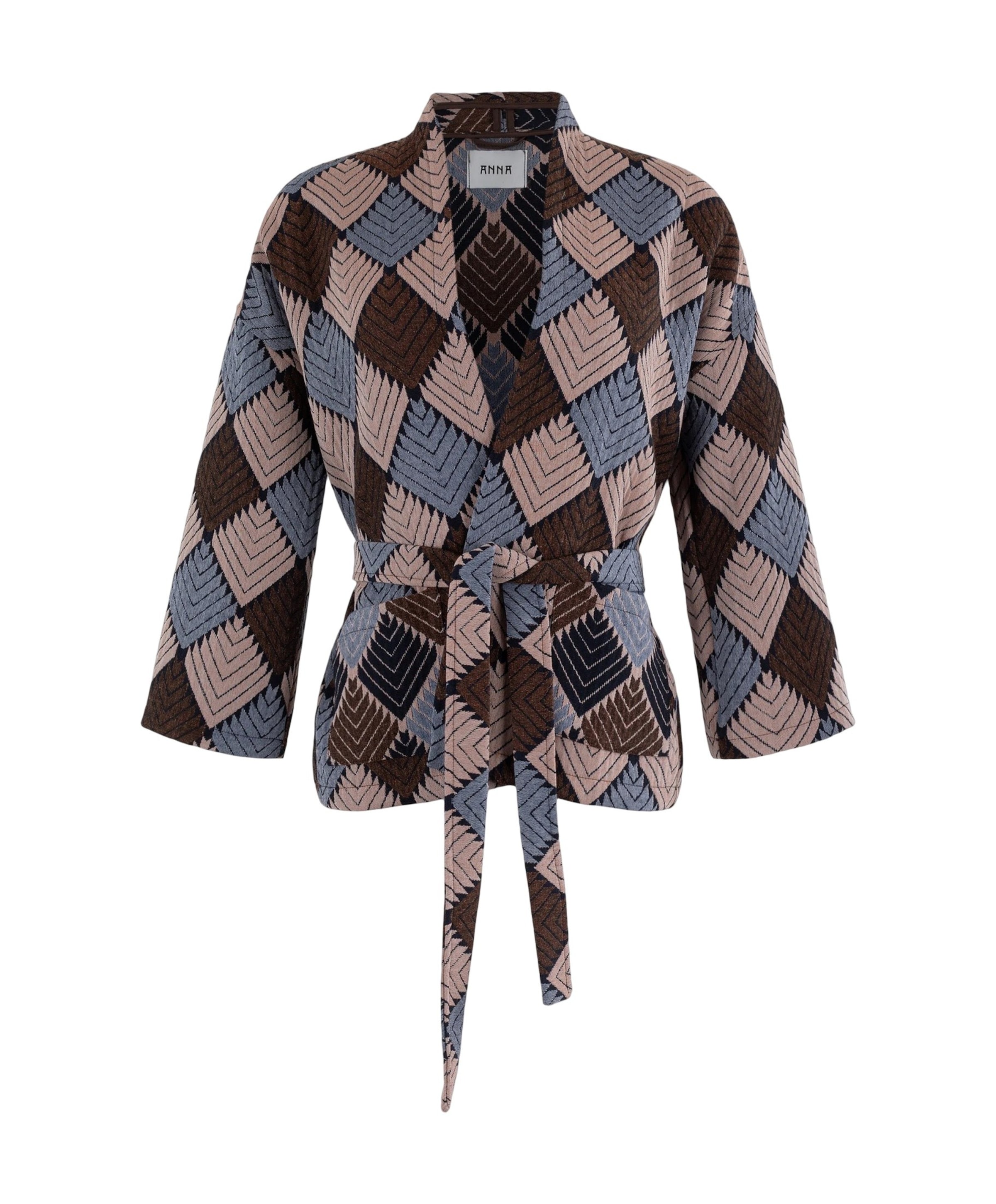 Dames vest bruin