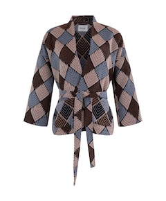 Dames vest bruin