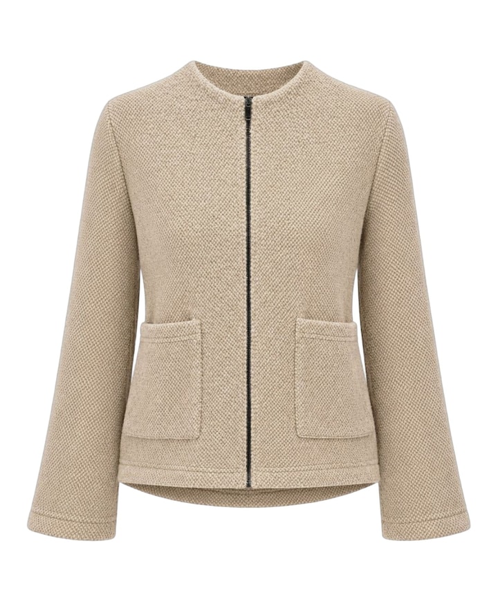 Dames jas beige