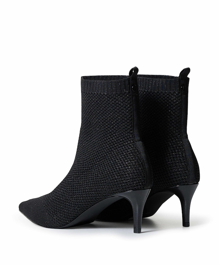 dames enkellaarzen zwart