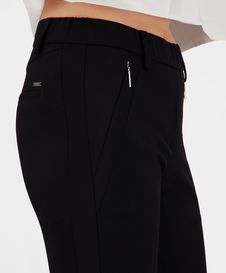Pull On Slim dames broek zwart