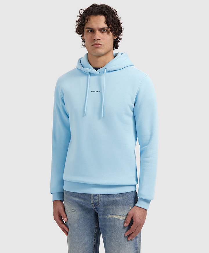Heren sweater blauw