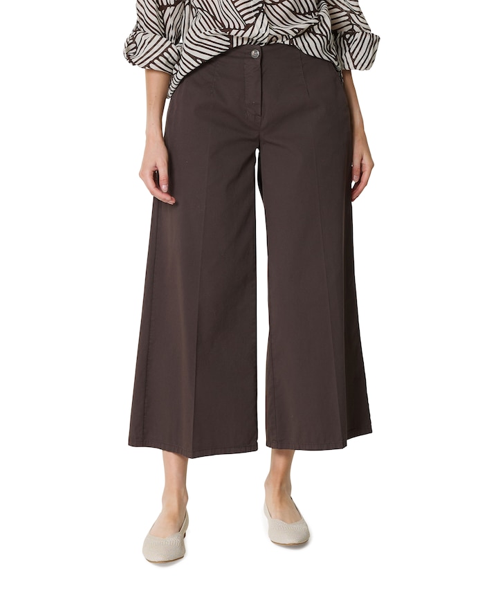 Jenny Culotte dames broek bruin