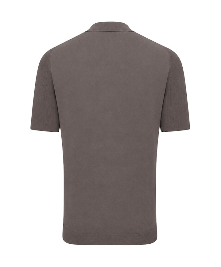 Heren polo beige
