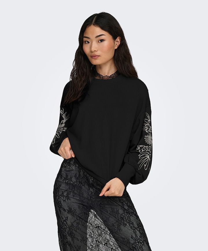 Dames sweater zwart