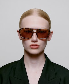 Uniseks zonnebril bruin