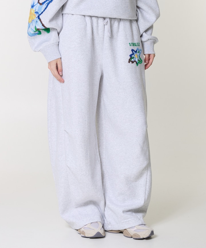 Eliza Balloon dames broek grijs