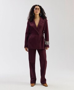 Dames blazer bordeaux