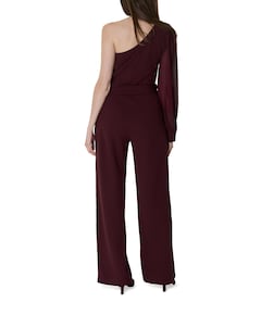 Dames jumpsuit bordeaux