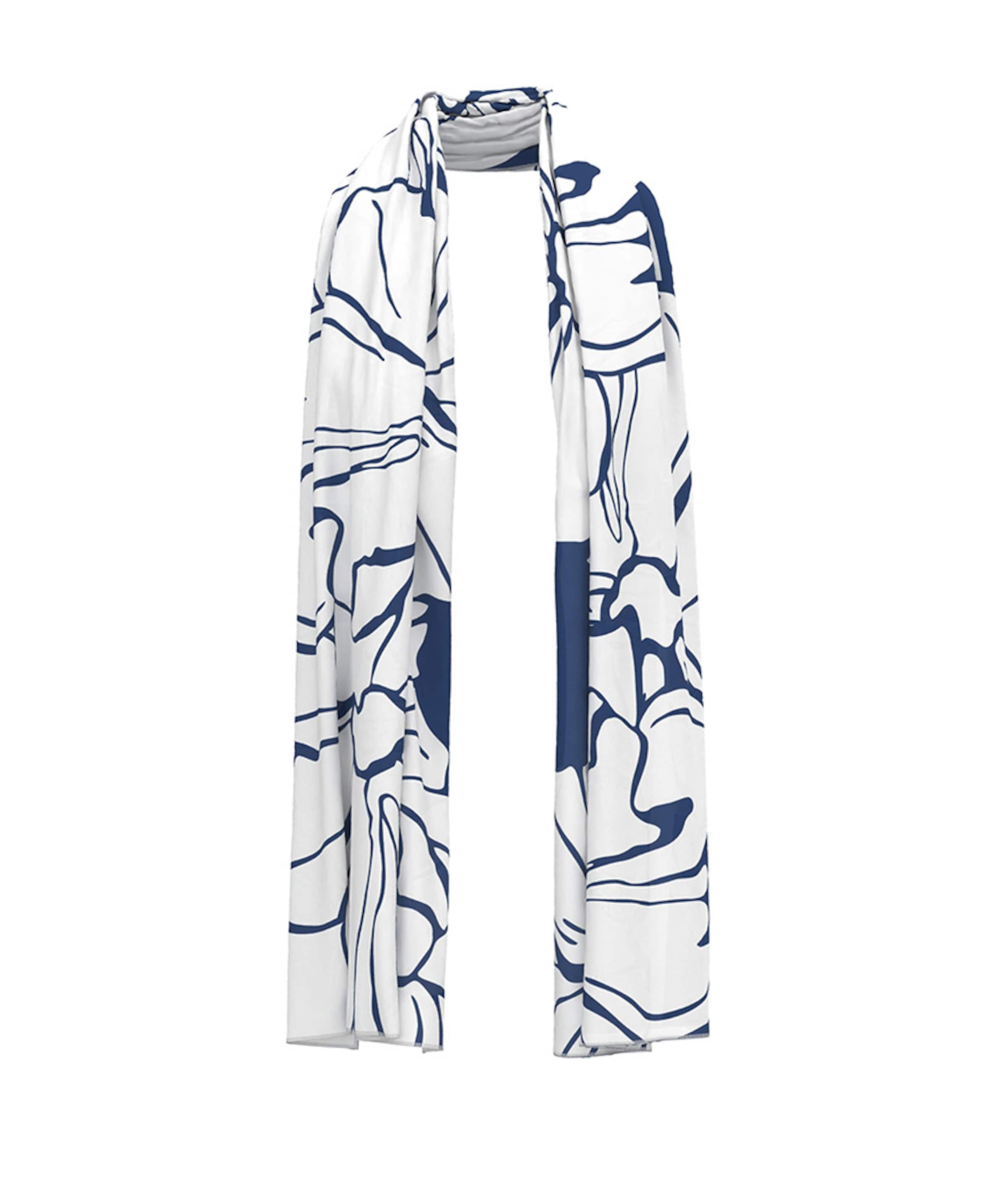 Dames sjaal blauw