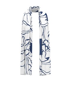 Dames sjaal blauw