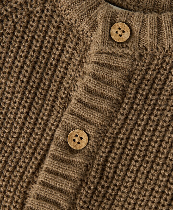 Uniseks vest bruin