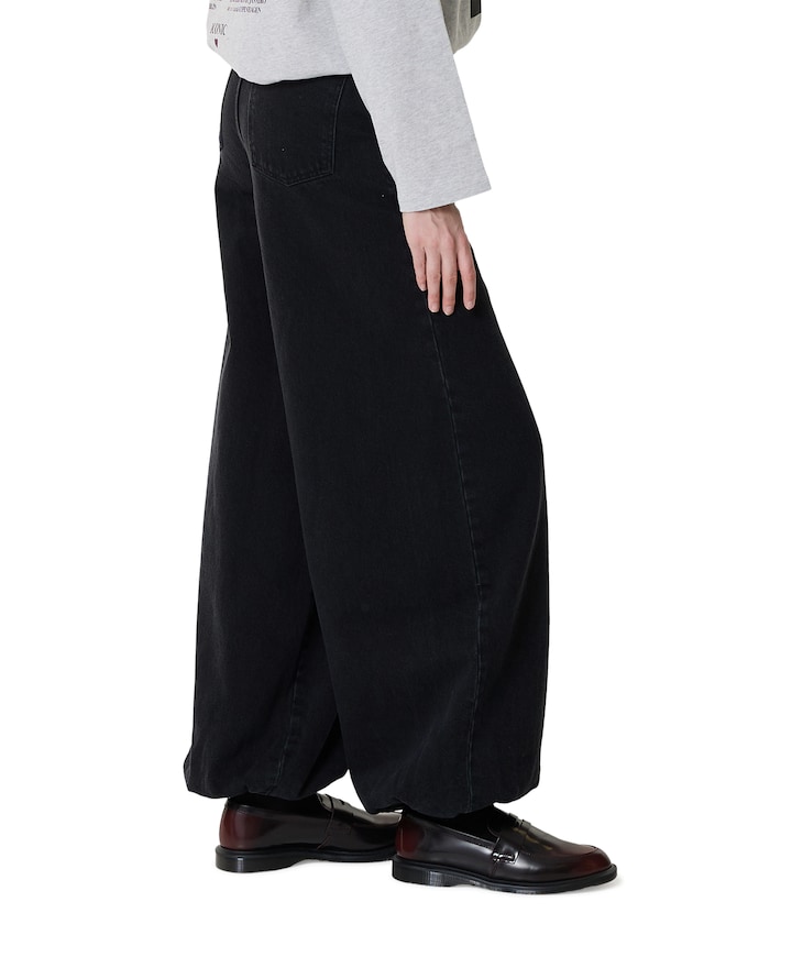 Denim Harem Tall Black dames jeans zwart