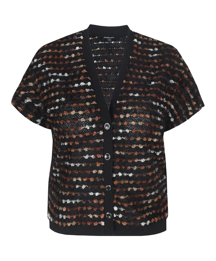 Dames vest zwart