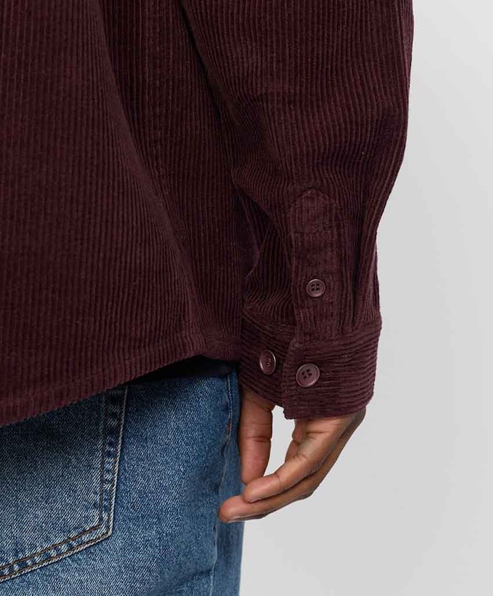 Overshirt bordeaux