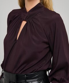 Dames blouse bordeaux