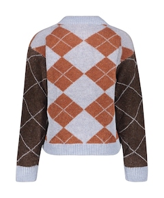 Dames vest bruin