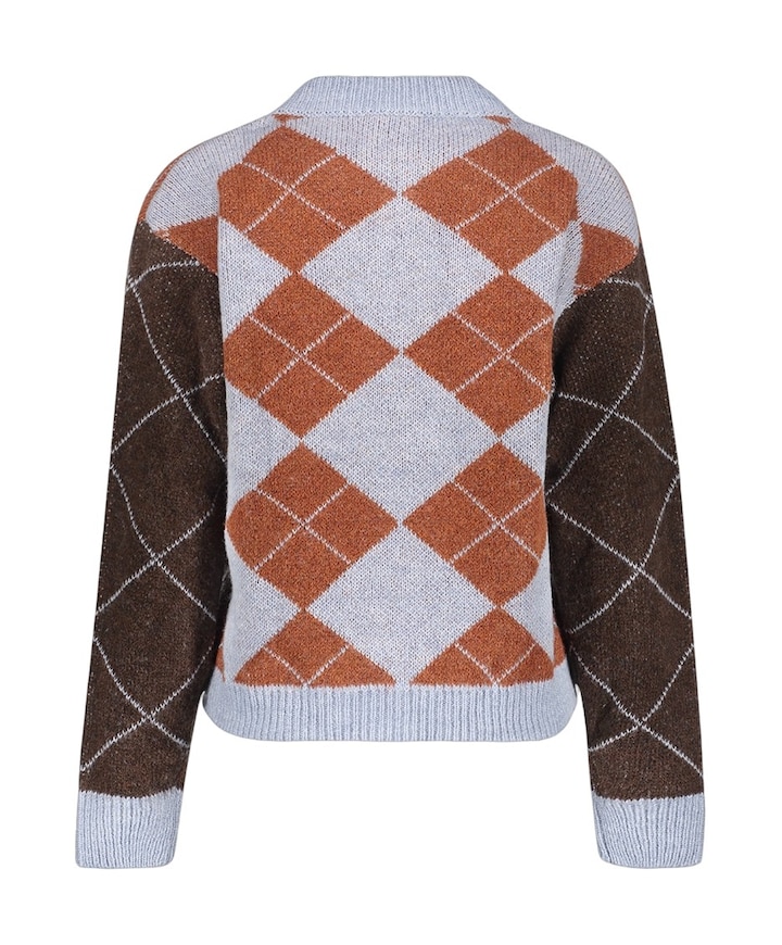 Dames vest bruin