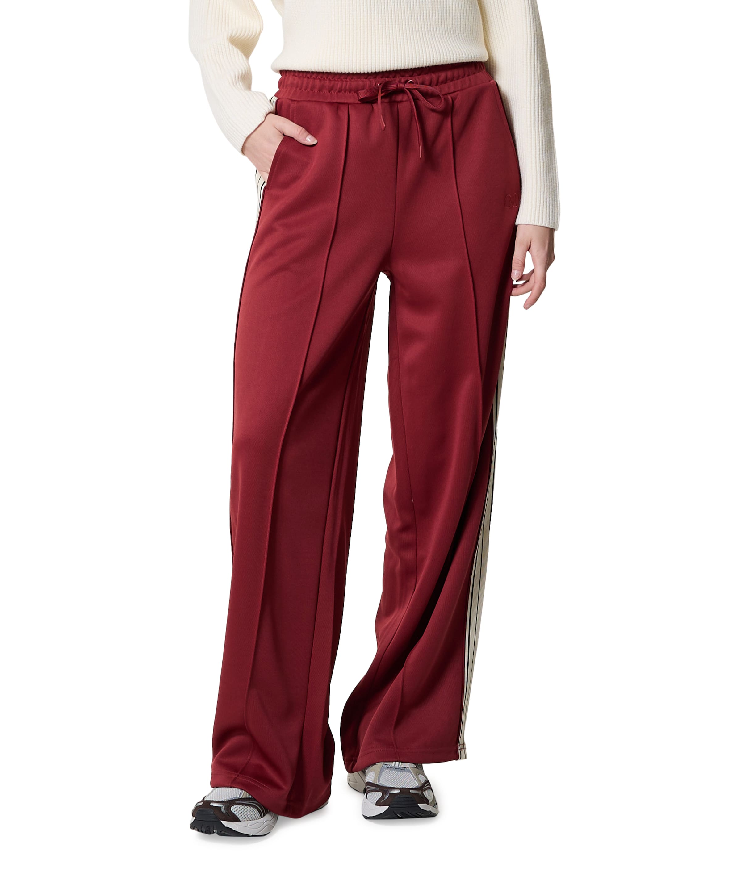 CMADA-SWEATPANTS dames broek rood