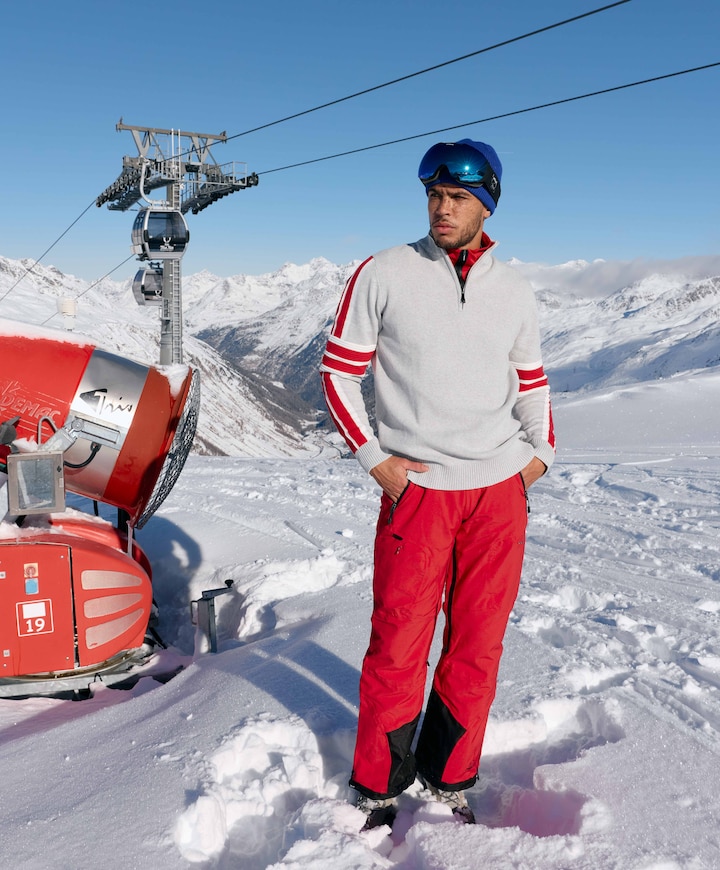 Hunseby II heren skibroek rood