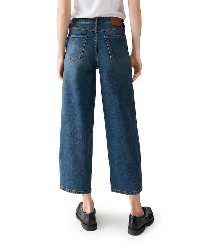 Lolah modern dames jeans blauw