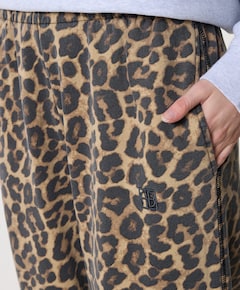 Karter jogger framed monogram dames broek bruin