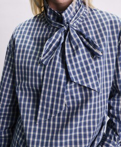 Dames blouse blauw