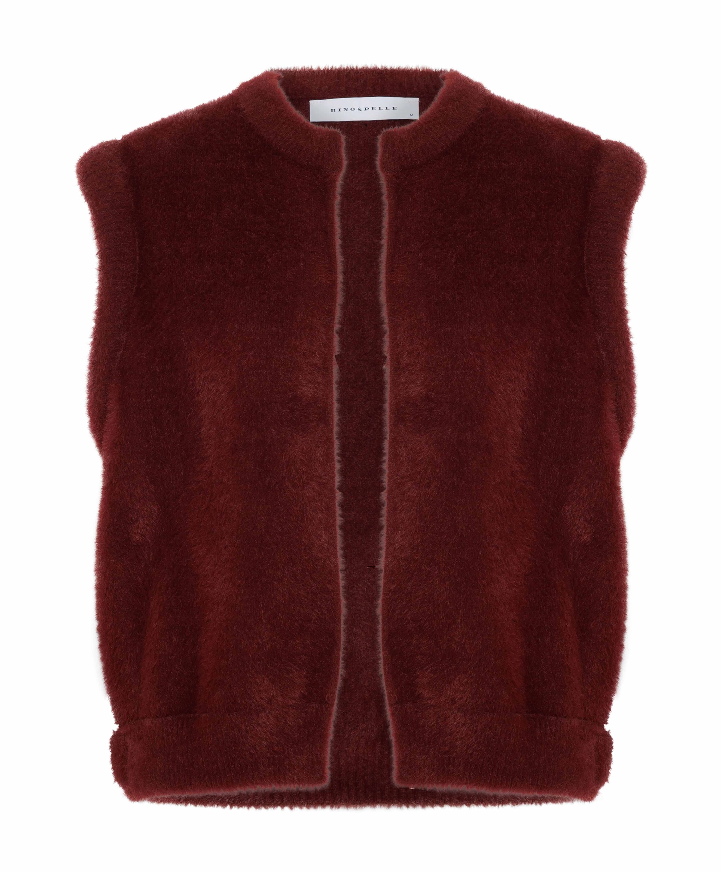 Dames gilet rood