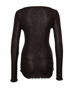 Dames longsleeve bruin