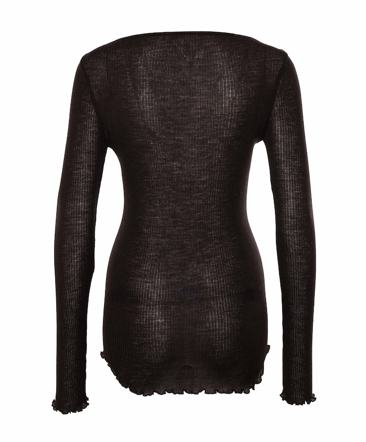 Dames longsleeve bruin