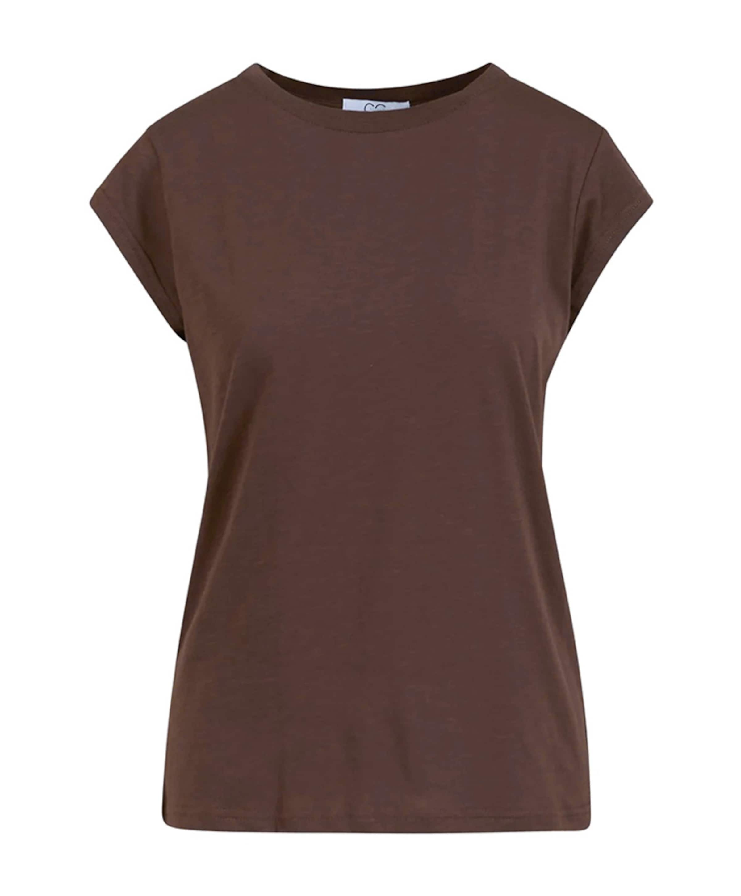 Dames t-shirt bruin
