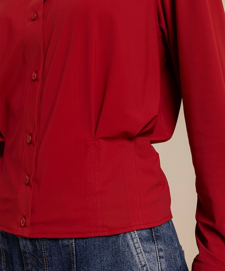 Dames blouse rood
