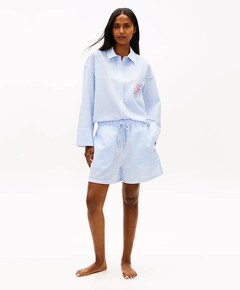 SEERSUCKER dames short multicolor
