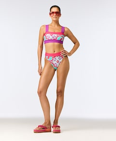 Dames bikinitop blauw