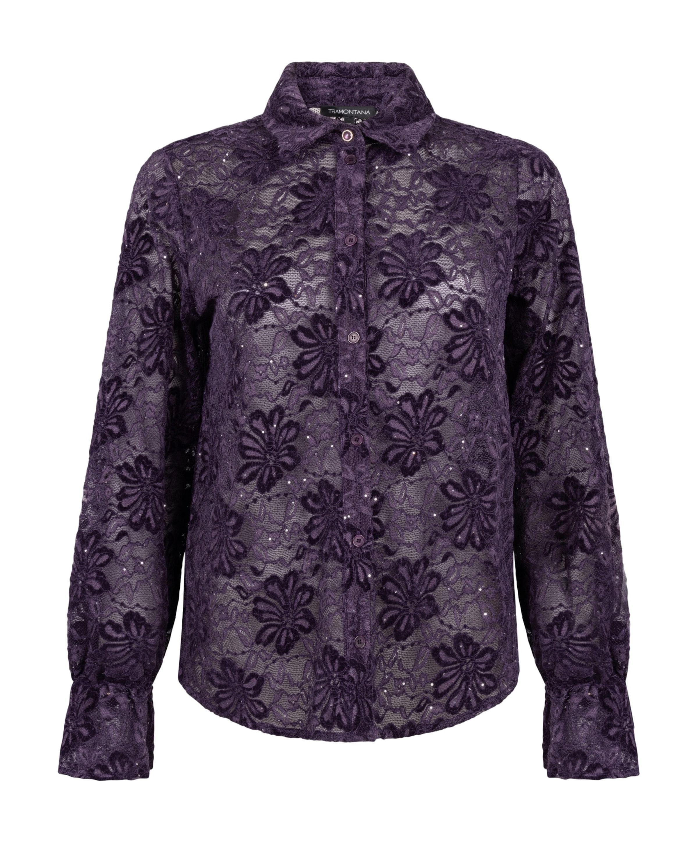 Dames blouse paars