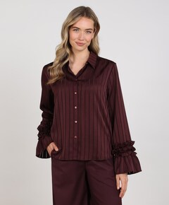 Dames blouse bordeaux