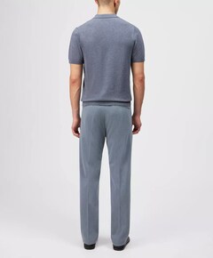 Heren polo blauw